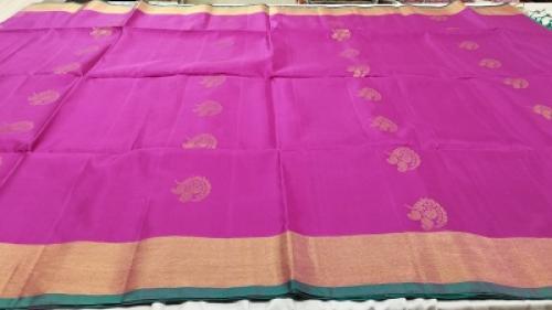 SOFT SILK SAREE WITH BLOUSE